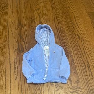 Ralph Lauren button down hooded sweater